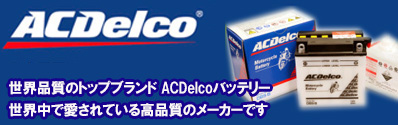 ACデルコバイクバッテリー
